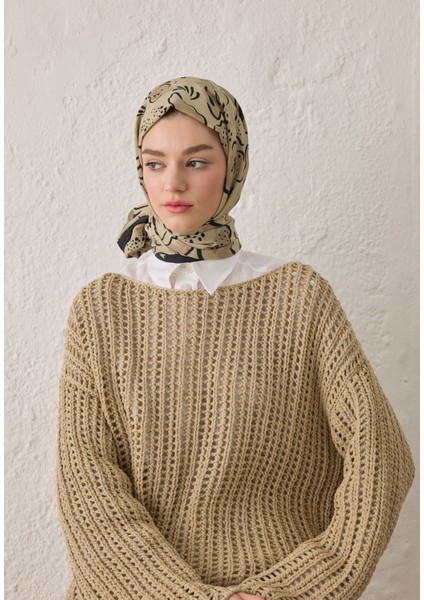 Arıa Desen Şal Çağla Yeşili fırsatları