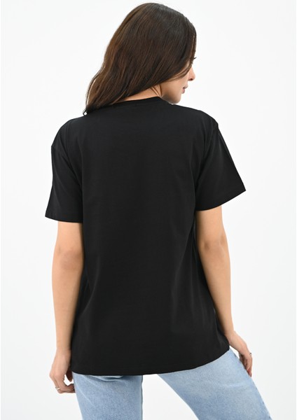 Kadın Leopar Baskılı T-Shirt 1731-24 fiyatları