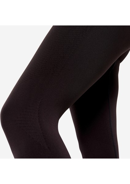 Kimjaly Kadın Grafit Siyah Yüksek Belli Uzun Spor Taytı - Yoga fırsatları