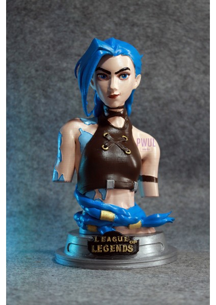 Pwul Works Jinx - Lol ( 20CM Boy ) Büst / Figür