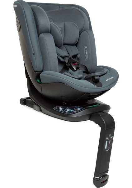 Spinel 360 Plus i-Size Dijital Göstergeli Dönebilen Yatabilen Isofix'li 0-36 kg Oto Koltuğu Authentic Graphite