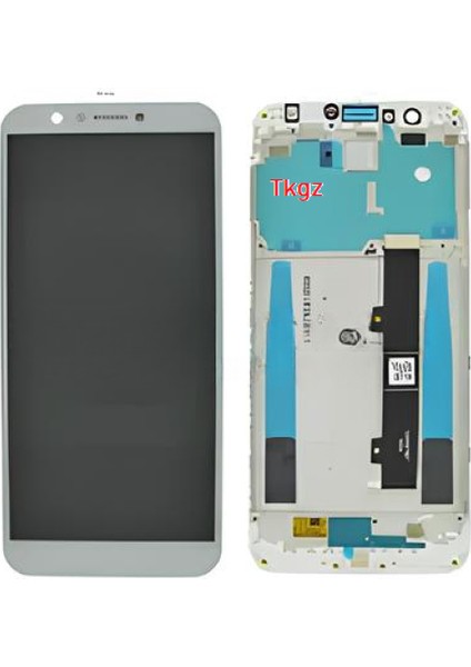 General Mobile Gm8 LCD Ekran Dokunmatik Orijinal Kalite Çıtalı Beyaz