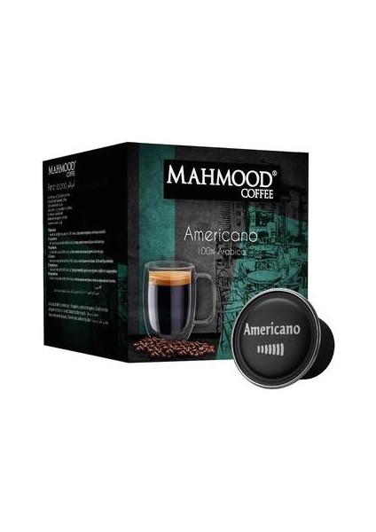 Mahmood Coffee Dolce Gusto Americano Kapsül Kahve 16 Adet X 7 Gr Ve Hediye Fincan