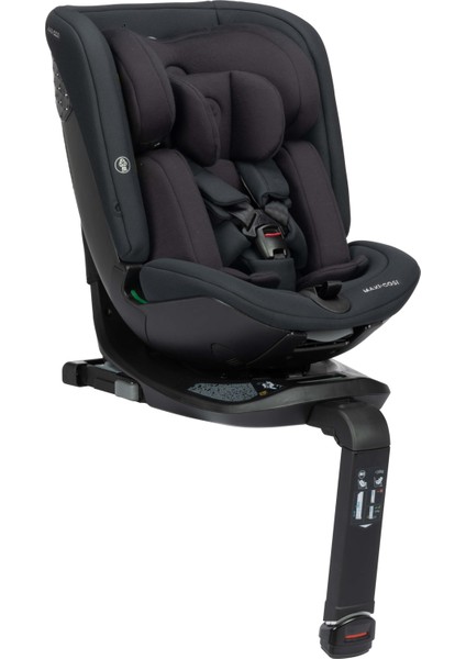 Spinel 360 Plus i-Size Dijital Göstergeli Dönebilen Yatabilen Isofix'li 0-36 kg Oto Koltuğu Authentic Black