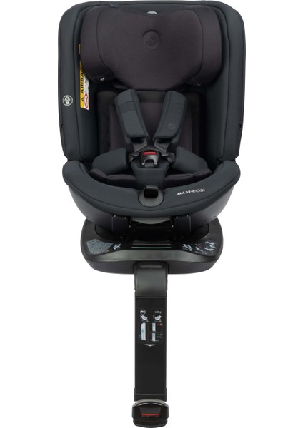 Spinel 360 Plus i-Size Dijital Göstergeli Dönebilen Yatabilen Isofix'li 0-36 kg Oto Koltuğu Authentic Black