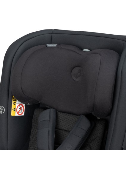 Spinel 360 Plus i-Size Dijital Göstergeli Dönebilen Yatabilen Isofix'li 0-36 kg Oto Koltuğu Authentic Black