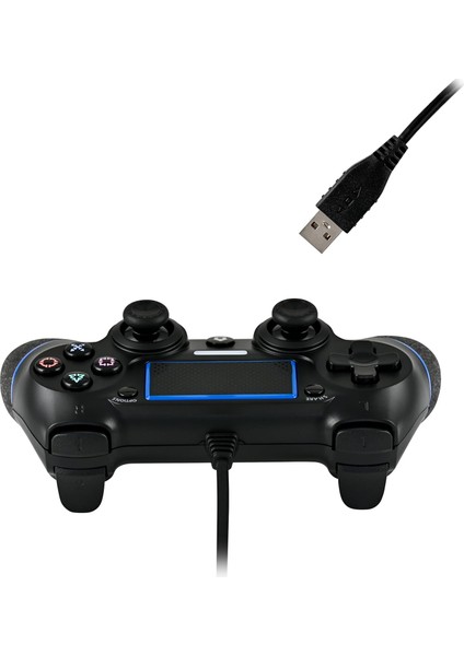 Ps4 ve Pc Uyumlu Titreşimli Kablolu Gamepad