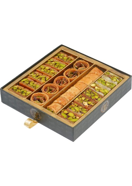 Al Sultan Sweets Karışık Baklava - 6lı Lezzet Koleksiyonu Kraft Kutu 250 gr