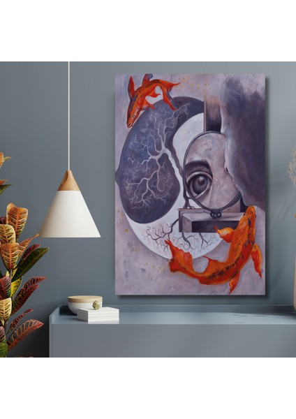 Tekli Dikey Kanvas Duvar Tablosu Pablo Picasso Hayat “la Vıe”