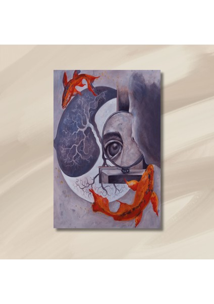 Tekli Dikey Kanvas Duvar Tablosu Pablo Picasso Hayat “la Vıe”
