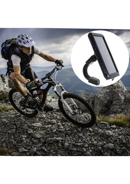 Motosiklet Bisiklet Için Su Geçirmez Sert Kapaklı Ayna Bağlantı Scoter Unıversal Telefon Tutucu indirimleri