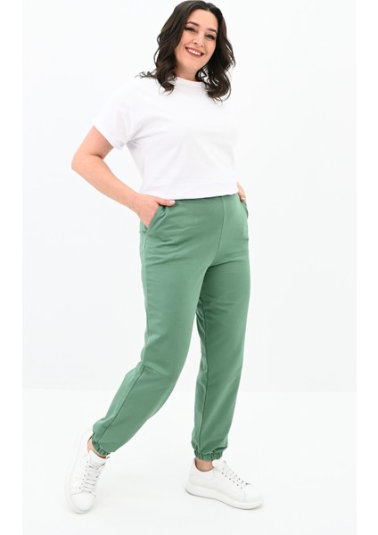 Kadın Büyük Beden Yüksek Bel Eşofman Takımı 8095-24