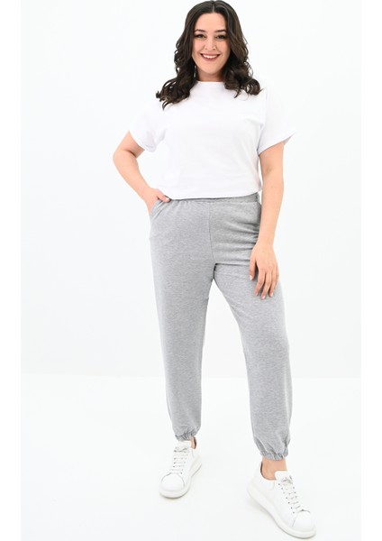 Kadın Büyük Beden Yüksek Bel Eşofman Takımı 8095-24