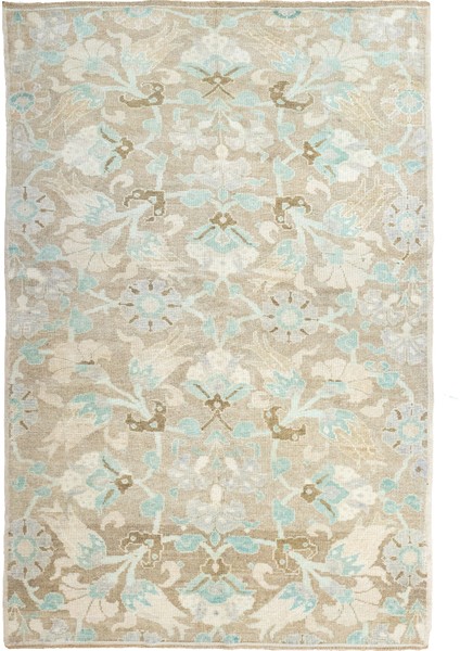 Sungur Floral Desenli Yün Karaman Halısı 153X232 cm