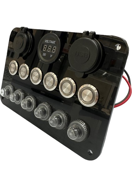 Su Geçirmez Otomatik 6'lı Switch Panel