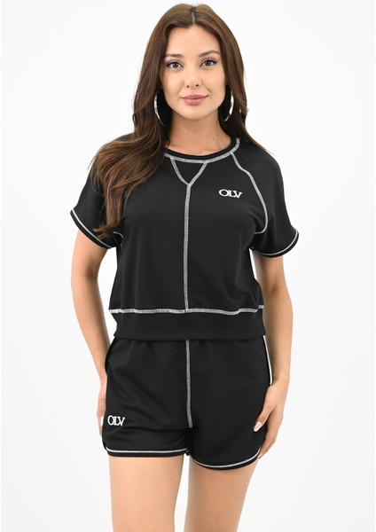Kadın Ikili Şortlu Takım 3718-23