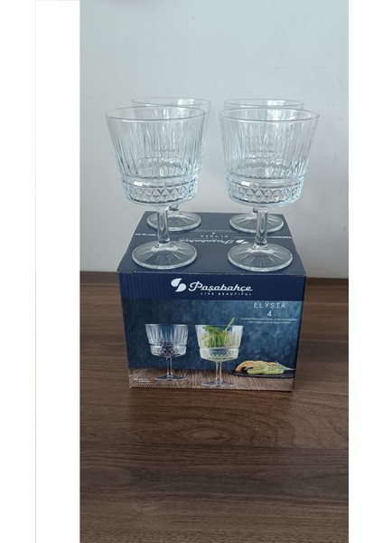 4 Lü Elysia Magnolya Kasesi Sunum Bardağı 260CC 440455