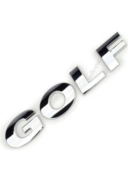 Golf 6 2008-2012 Model Arası Uyumlu Arka Bagaj Golf Yazısı