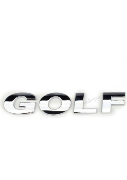 Golf 6 2008-2012 Model Arası Uyumlu Arka Bagaj Golf Yazısı fiyatları