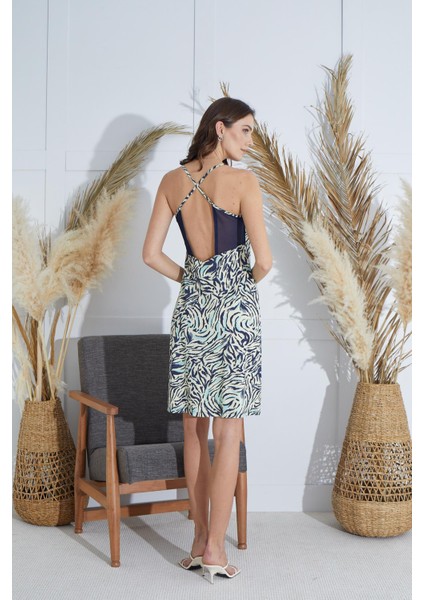 Kadın İnce Askılı Desenli Tunik C2T4N8O51 indirimleri