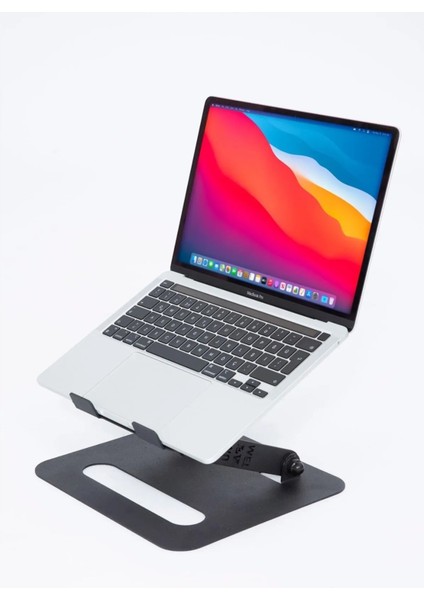 ST-809 Metal Ergonomik Katlanabilir Taşınabilir Macbook Notebook Laptop Standı