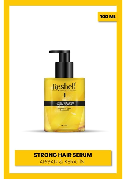 Argan Ve Keratin Bakım Yağı - Strong Hair Serum 100 Ml