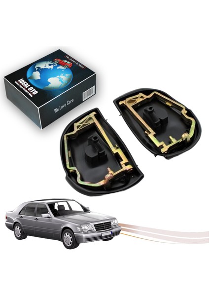 Mercedes S W140 1994-1998 Elektrikli Katlanır Ayna Gövde Demiri Ve Dip Lastiği 413131418