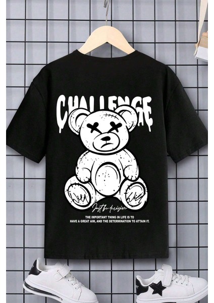 Only Trendwear Çocuk Challange Baskılı Pamuklu Tshirt