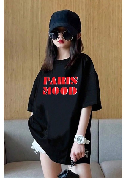 Only Trendwear Çocuk Paris Mood Baskılı Pamuklu Tshirt