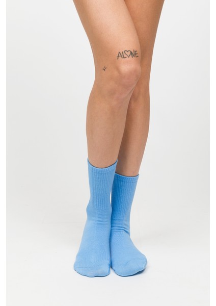 2'li Nakış Logolu Unisex Çorap - Eco Characters - Sunrise