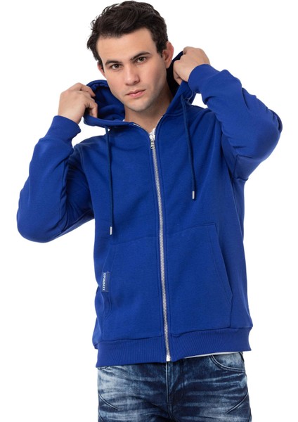 Cipo & Baxx CL556 Erkek Basic Zip Sweatshirt