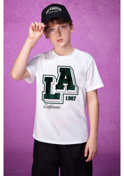 Only Trendwear Çocuk California Baskılı Pamuklu Tshirt fiyatları