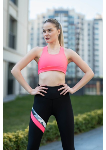 Siyah Push- Up Özellikli Spor Tayt indirimleri