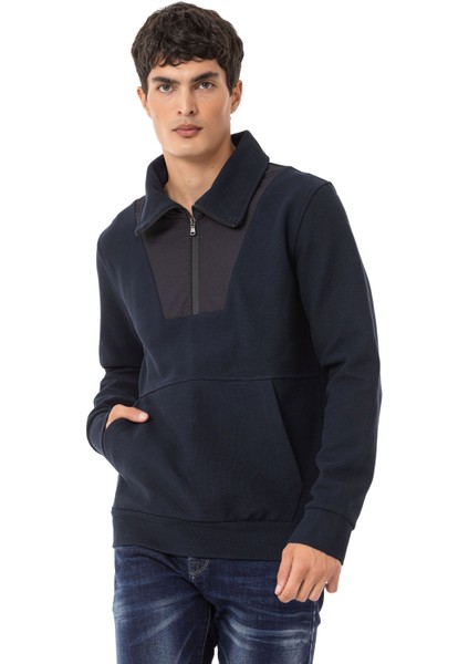 CL555 Erkek Basic Zip Hoodie