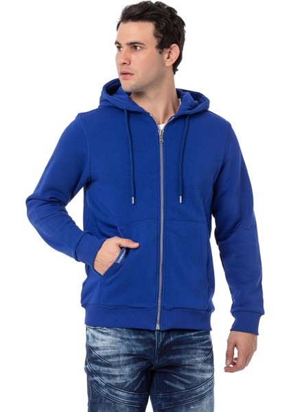 CL556 Erkek Basic Zip Sweatshirt fırsatları