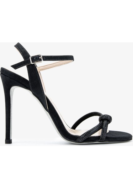 Darla Kadın Siyah Sim Vegan Sandalet 1027 524 Bn Sndlt Y24