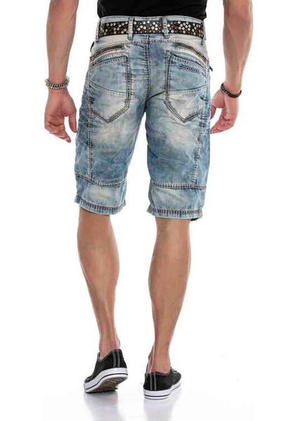 C-0090 Erkek Denim Kapri