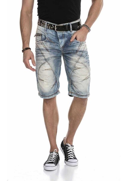 C-0090 Erkek Denim Kapri