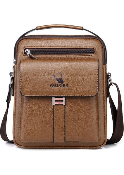 Iş Çantası Tek Omuz Messenger Büyük Kapasiteli Omuz Çantası Erkek Crossbody Çanta (Yurt Dışından)