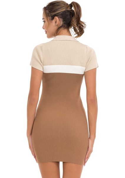 WP256 Kadın Triko Mini Elbise modelleri