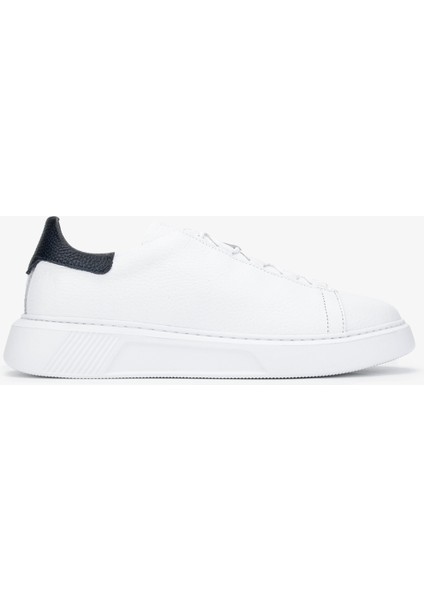 Acrux Erkek Beyaz Floter Deri Sneakers & Spor Ayakkabı 04 3521 Erk Ayk Y24