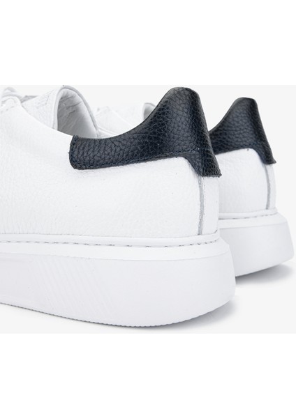 Acrux Erkek Beyaz Floter Deri Sneakers & Spor Ayakkabı 04 3521 Erk Ayk Y24 fırsatları