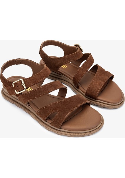Cize Kadın Tütün Süet Hakiki Deri Sandalet 1031 167 Bn Sndlt Y24 fiyatları