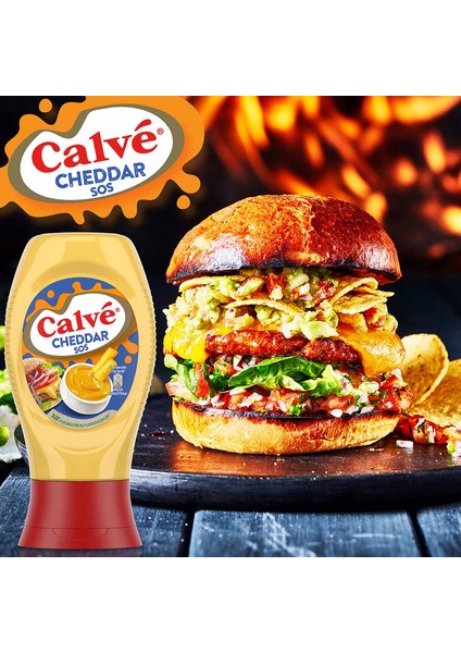 Sos Mayoçap Ketçap İle Mayonezin Karışımı 405g + Cheddar Sos 240g + Ballı Hardal 260g + Ranch Sos 245g