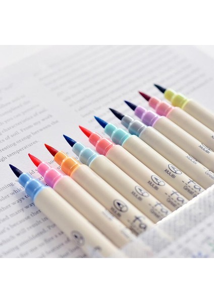 Ack Yumuşak Fırça Kaligrafi Fabricolor Boyama Çizim Sanat Kaynağı Renkli Şeker Renk Sanat Işaretleyiciler Hediye Kırtasiye (Yurt Dışından)