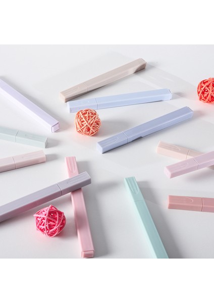 No.1 Stili Et Kısa Stil Soluk Renk Fosforlu Kalem Floresan Kalem Sanat Işaretleyiciler Hediye Kırtasiye Fosforlu Kalem Seti Pastel Fosforlu Kalemler (Yurt Dışından)