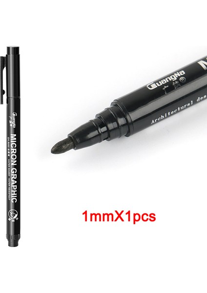1MMX1PCS Tarzı Siyah Ince Ucu Kroki Kalem Çizim Hattı Komik Anime Sanat Su Geçirmez Boyama Işaretleyiciler Kalem Öğrenciler Okul Kırtasiye Malzemeleri (Yurt Dışından)