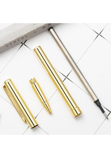 No.2 Tarzı 1 Adet Promosyon Metal Jel Kalem Reklam High-End Hediye Imza Kalem Yaratıcı Öğrenci Kırtasiye Iş Ofis Malzemeleri Jel Kalem (Yurt Dışından)