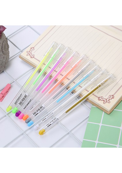 9 Adet Tarzı Yatniee Parlak Pastel Boyama Jel Kalem Renk Işaretleyiciler Estetik Kırtasiye Işaretleyiciler Kırtasiye Malzemeleri Kawaii Kırtasiye (Yurt Dışından)
