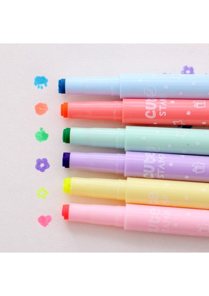 Pembe Tarzı Ute Şeker Renk Kawaii Vurgulayıcı Kalem Yaratıcı Dıy Pullar Vurgulayıcı Kalem Işaretleyici Kalem Okul Malzemeleri Ofis Kırtasiye (Yurt Dışından) fırsatları